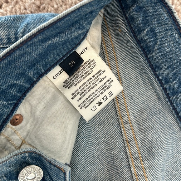 Citizens of humanity light wash premium vintage size 28 - Picture 4 of 7